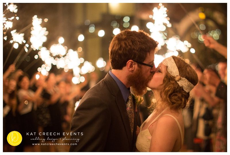 bohemian wedding...sparkler departure