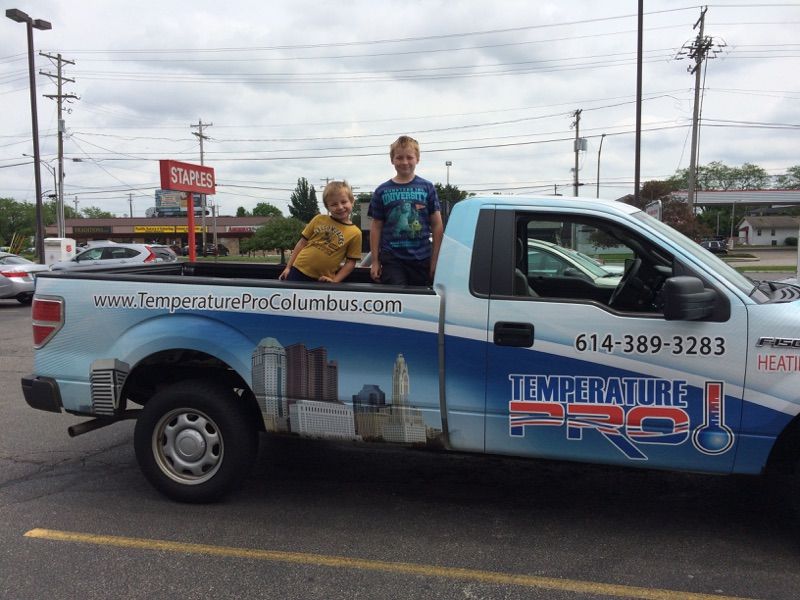 Reagan and Eli representing TemperaturePro Columbu