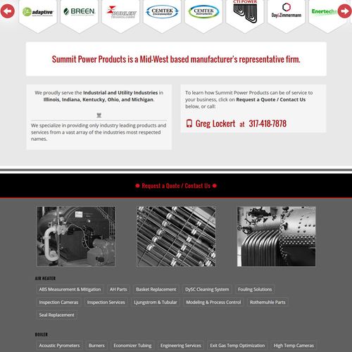 Summit Power Products website