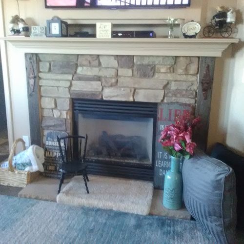 Thinking about sprucing up your fireplace? Give us