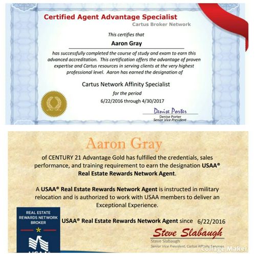 Relocation Specialist & USAA Network Agent