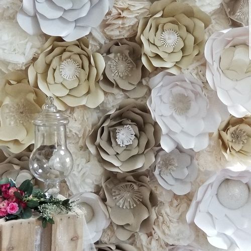Bridal Flower Wall SetUp