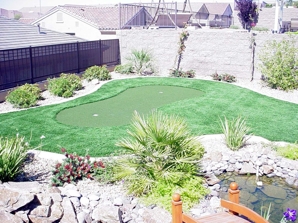 Virtual Lawn Putting Green and fringe