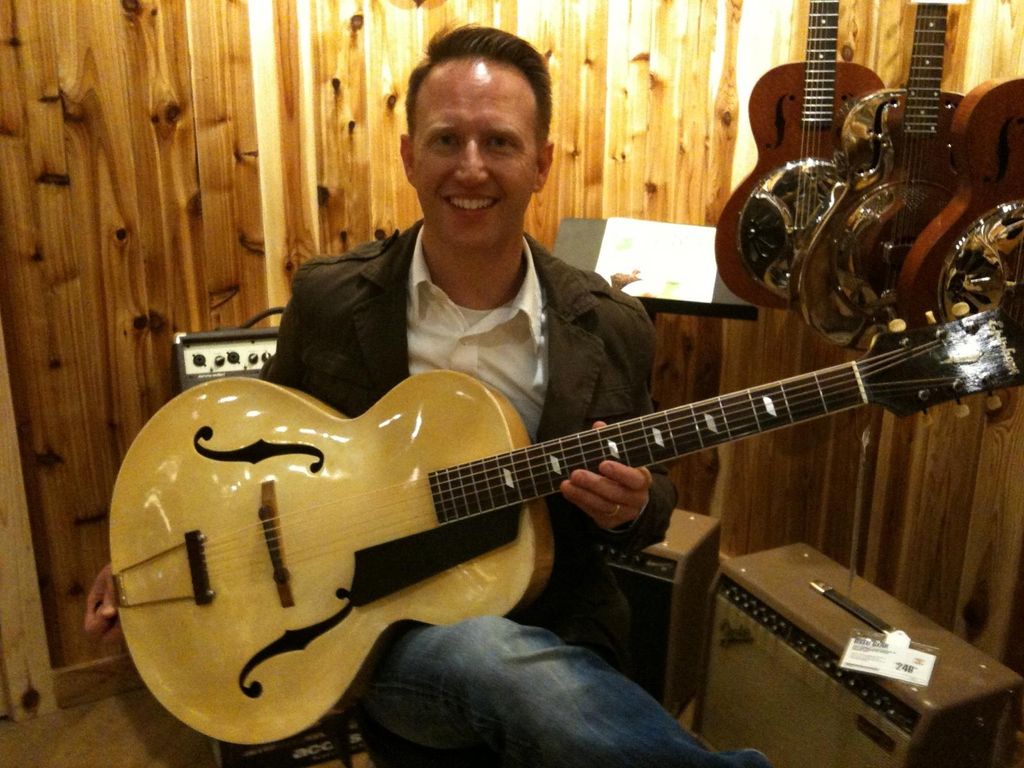 My 1944, Pre-Gibson, Epiphone Blackstone.  Made in
