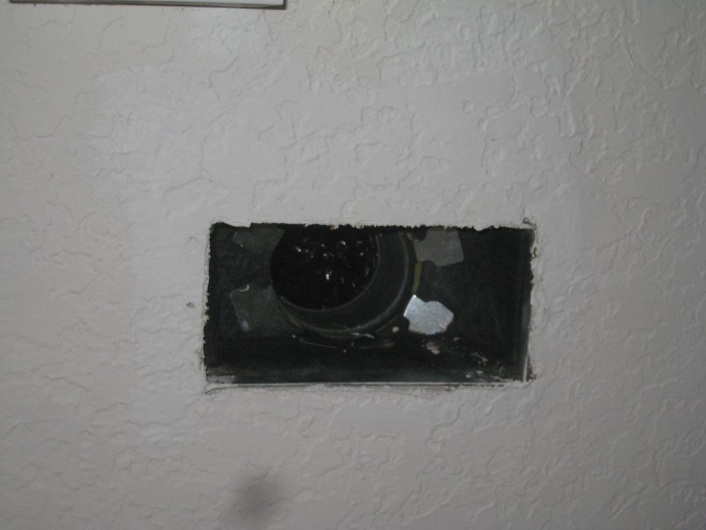 HVAC supply boot after remediation