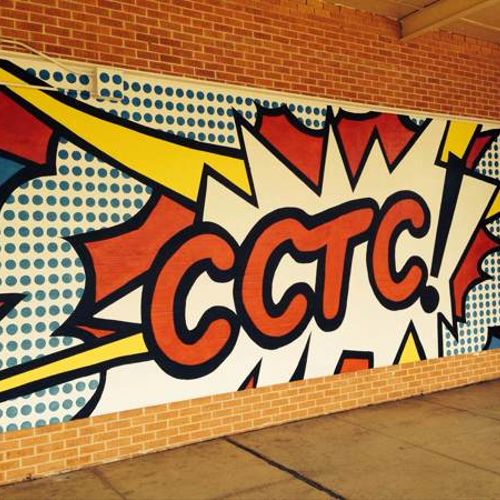 Mural Painted for Caddo Career & Technology Center