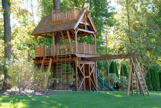 We built this tree house.