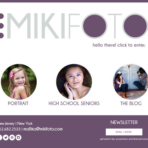 Website, Logo and Business Cards design for Miki F