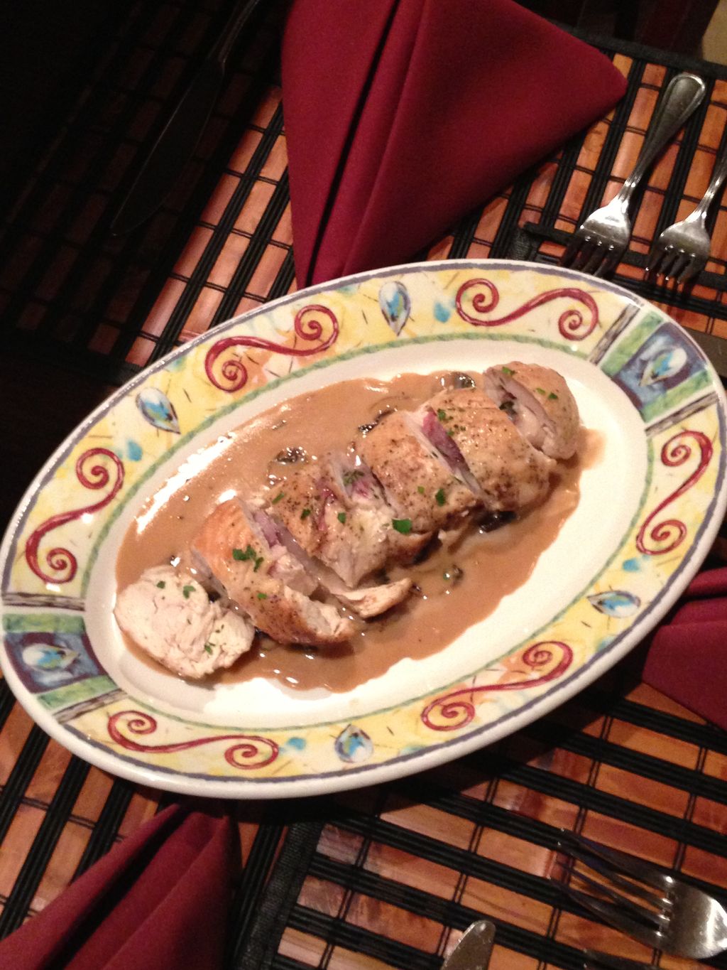 Chicken roulade