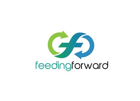 Logo Design for Feeding Forward, tech startup base