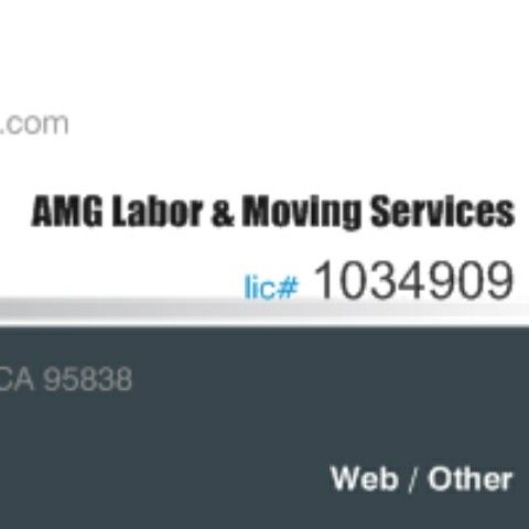 AMG  Labor & Moving services