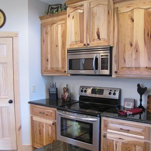 kitchen cabinets, with appliances, painting,ect.
