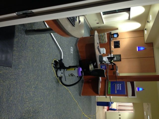 Commercial equipment backpack vacuum