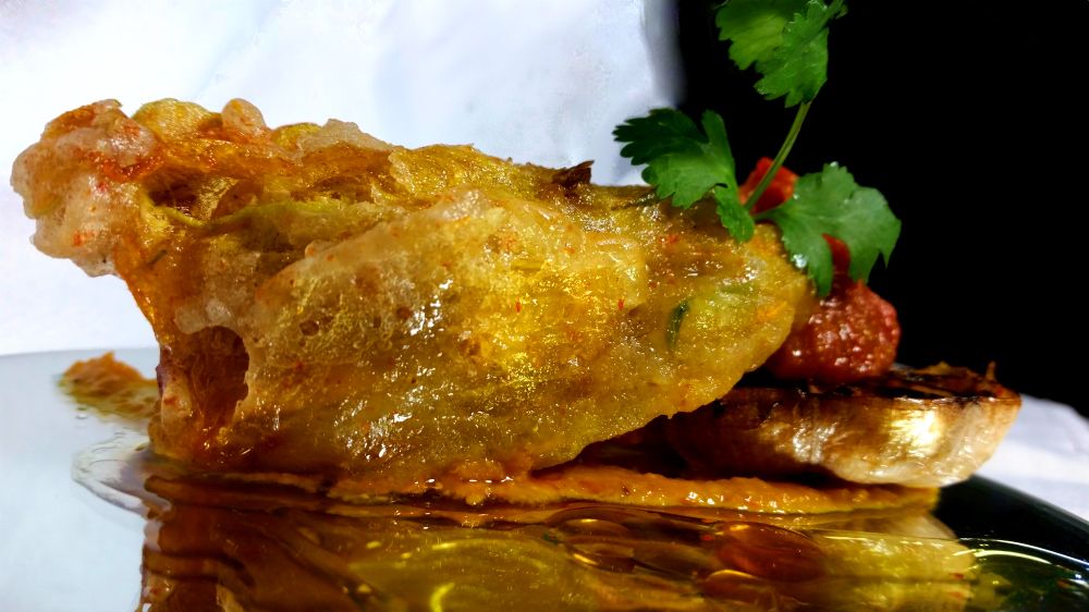 Vegan Stuffed Squash Blossom