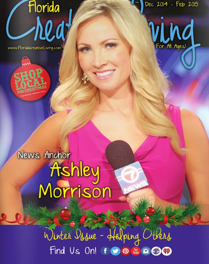 Florida Creative Living Magazine Design for Winter