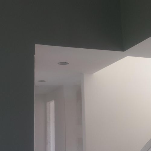 Some interior paint work after our drywall work