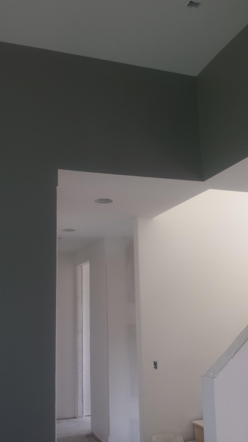 Some interior paint work after our drywall work