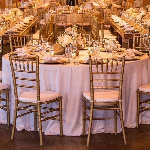 Our chiavari chairs really create any room into a 