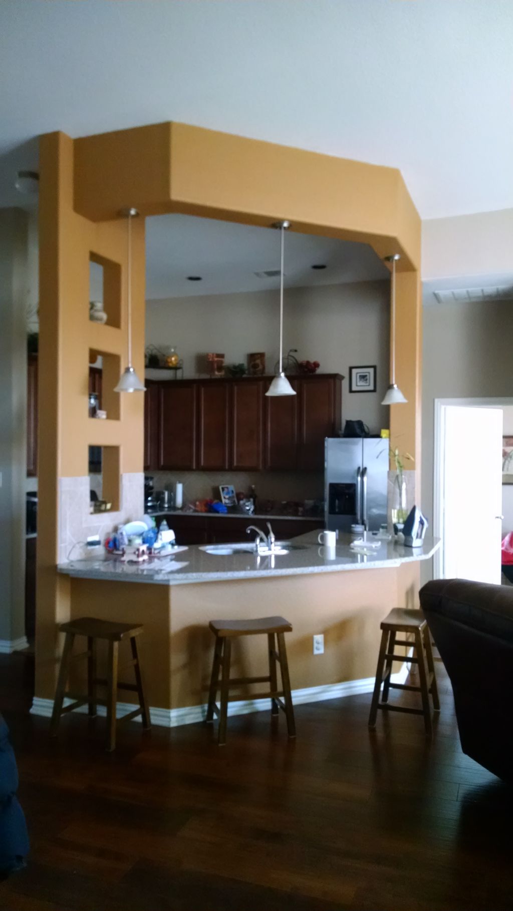 Amazing what accent walls do for a home.
