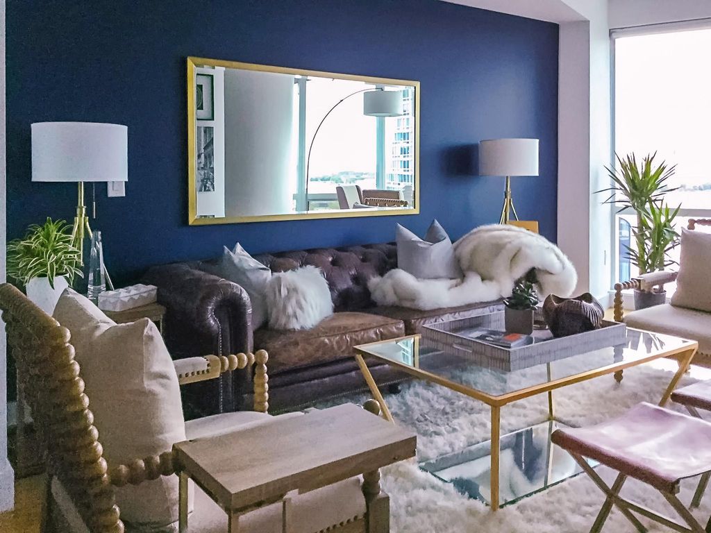 DESIGN - The room has been transformed into a vibr