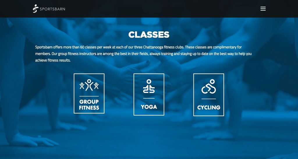 Sportsbarn is a full service fitness club offering