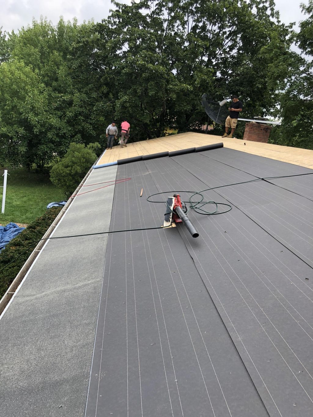 All new plywood. Code upgrades Ice&water shield, a