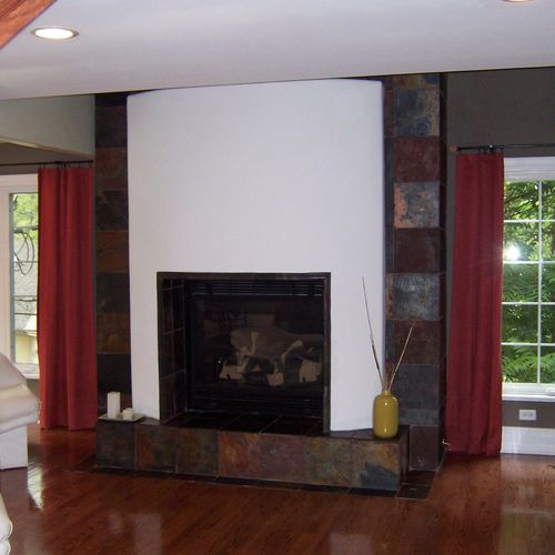 We also specialize in custom fireplaces. Please vi