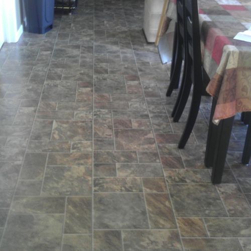 Mannington Tile Look Laminate Flooring.Perfect for
