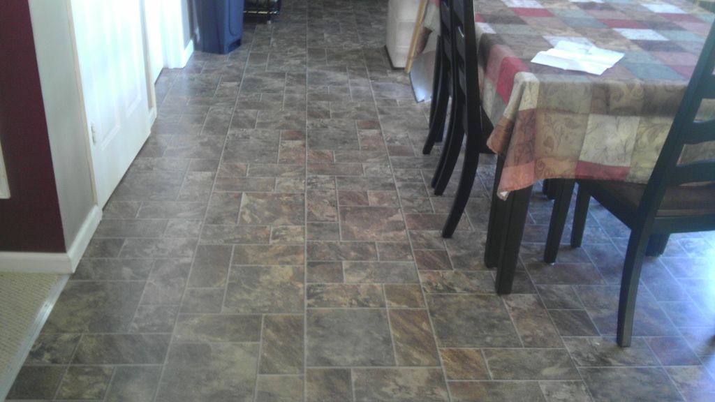 Mannington Tile Look Laminate Flooring.Perfect for