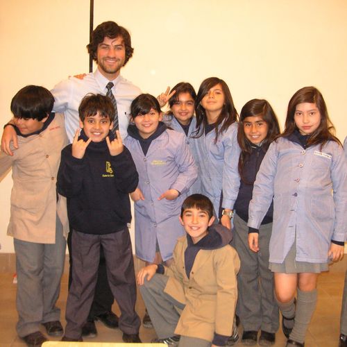 My Chilean students and I in 2010.