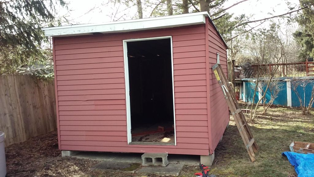 Recent demolition job in progress.