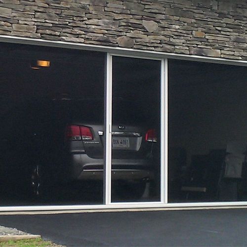 Retractable Garage Door Screens