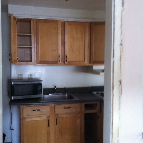 Before picture of remodeled kitchen in Washington,