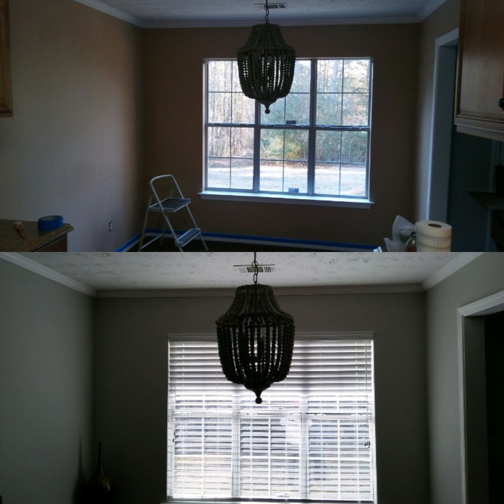 Top Before / bottom after Home Painting !