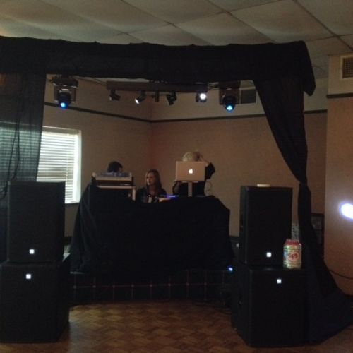 Our DJ booth.