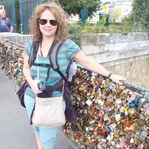Love Lock Bridge in Paris