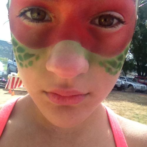 face painting sample