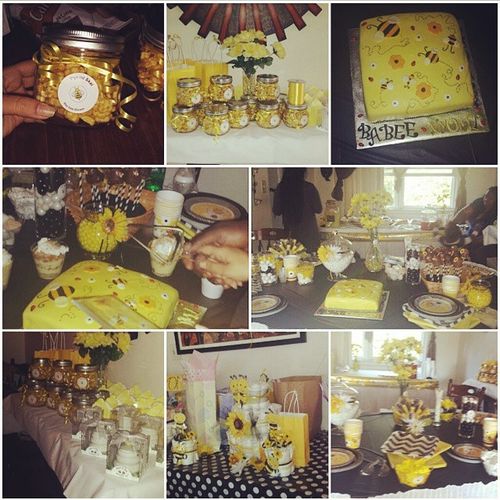 Bumble Bee themed Shower