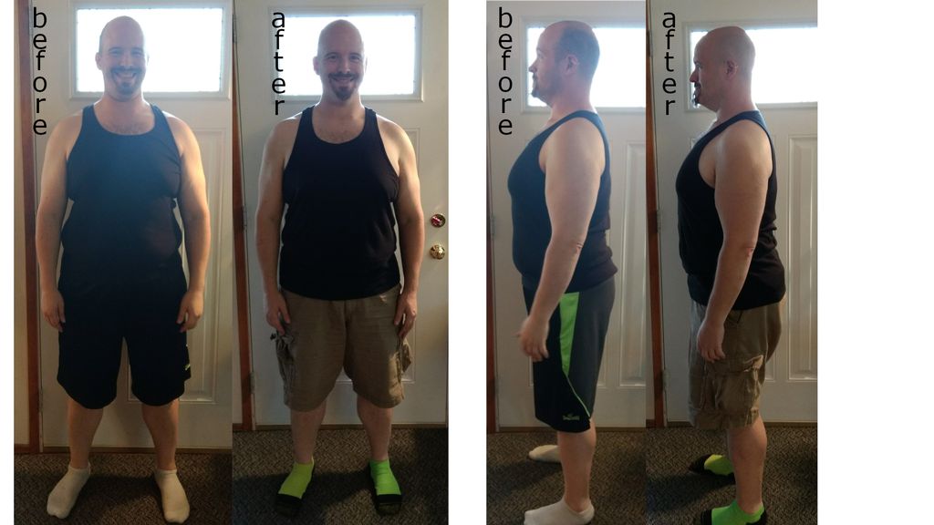 Aaron lost over 10% body fat and eliminated his jo
