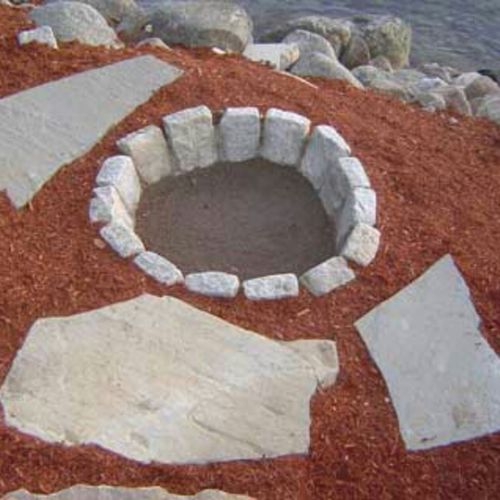 In ground Firepits and landscape install