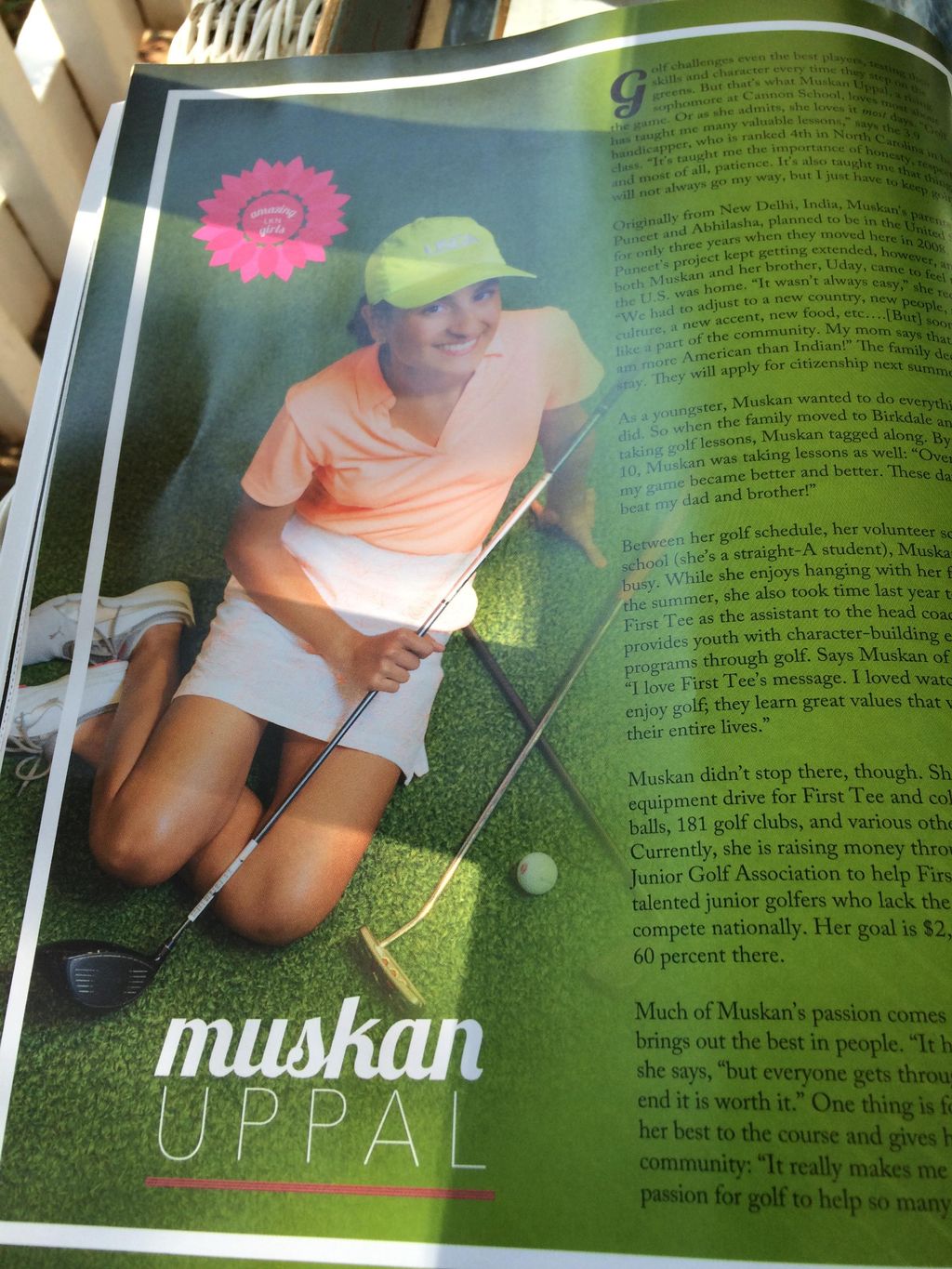 One of my Top junior golfers just signed to play D