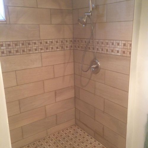 custom shower