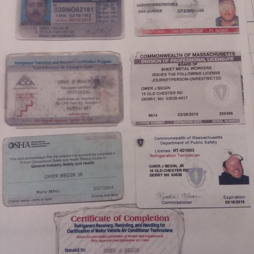 All trade related licenses