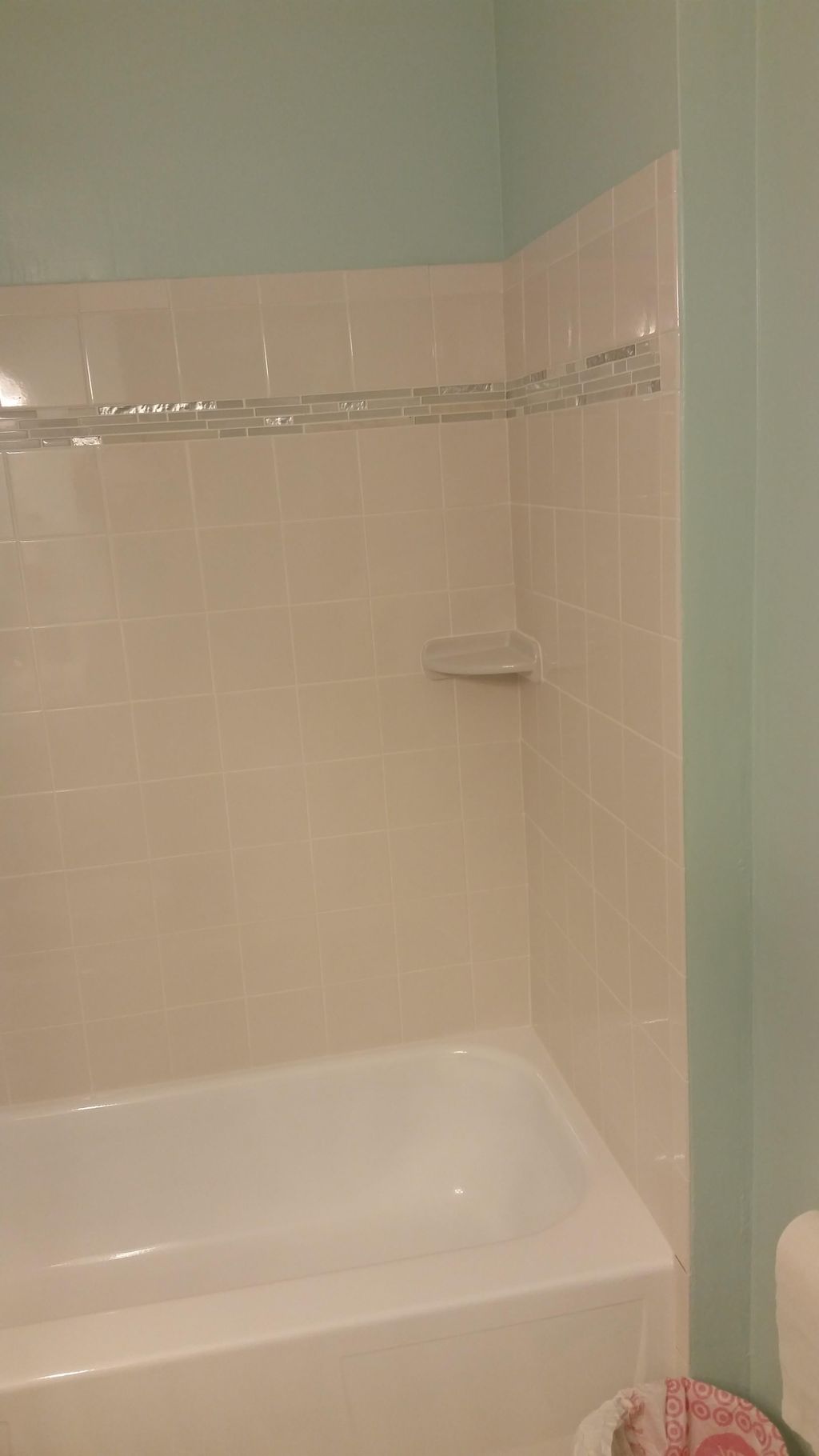 Customer chose tile and colors, we did the work