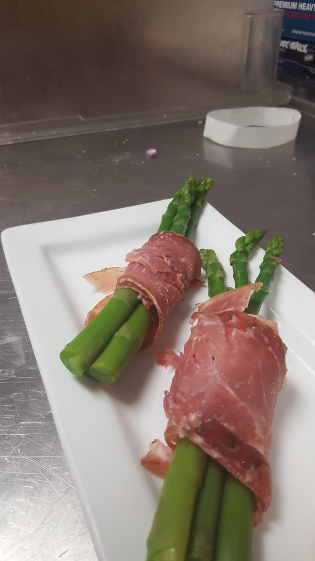 Prosciutto wrapped Asparagus