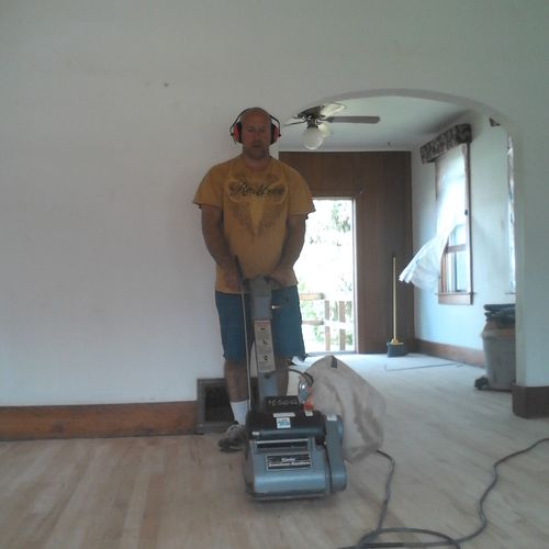wood floor sanding and refinishing installation an