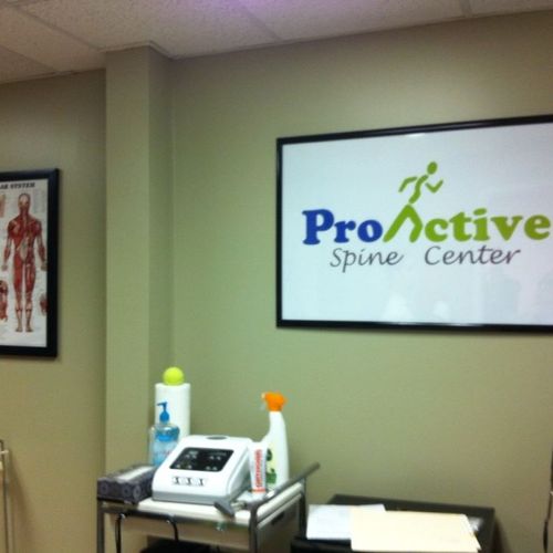 ProActive Spine Center of Erie Office Sign
