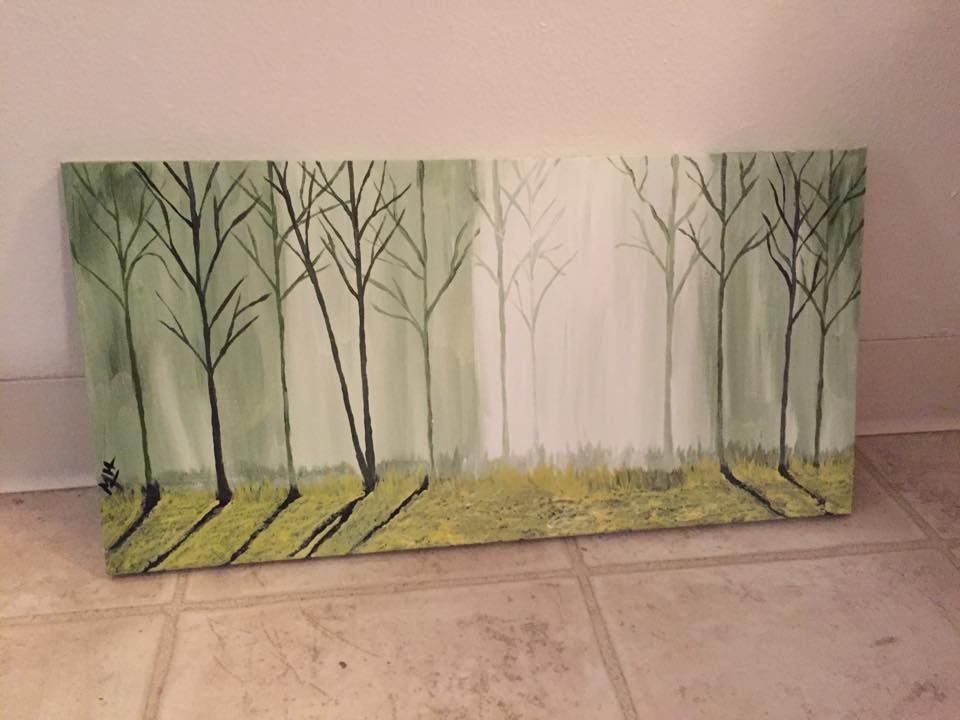 acrylic on 12x24" wrapped canvas