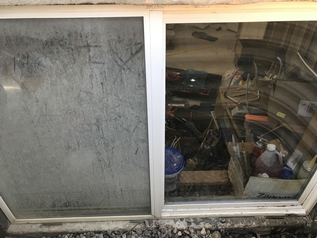 Before (left) after (right) this window had hard w
