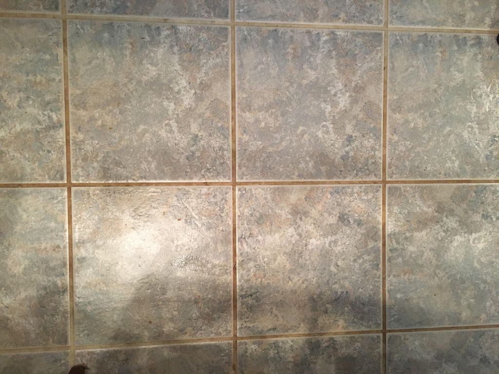This is a customers tile before it has been thorou